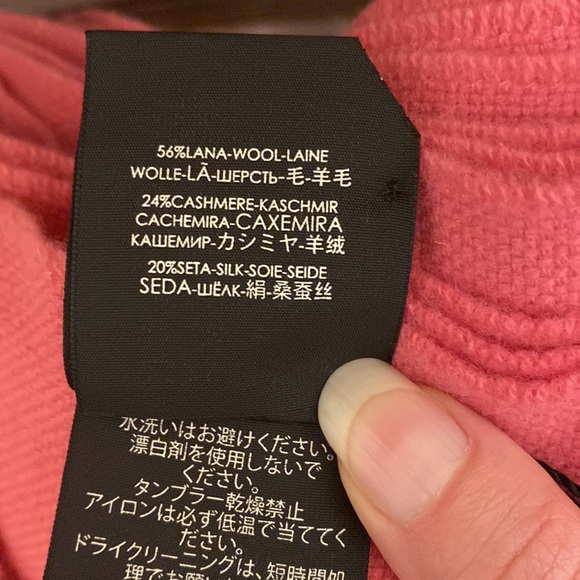 SOLD NWT Gucci Strong Stars Pink Gucci Stripe Jacquard wool cashmere silk Scarf - Picture 7 of 7